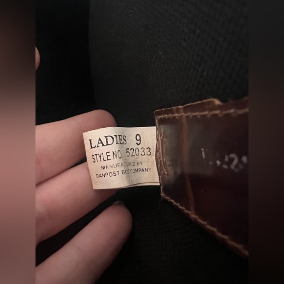 Laredo Ladies Brown Leather Boots - Picture 4 of 7